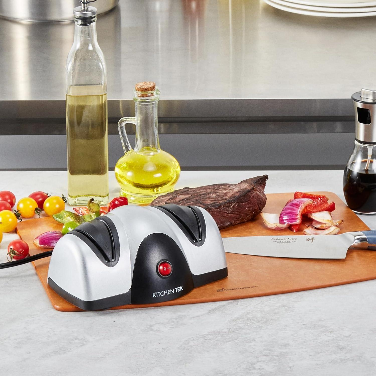 Afilador de cuchillos eléctrico Kitchen Tek 2 etapas 19 cm