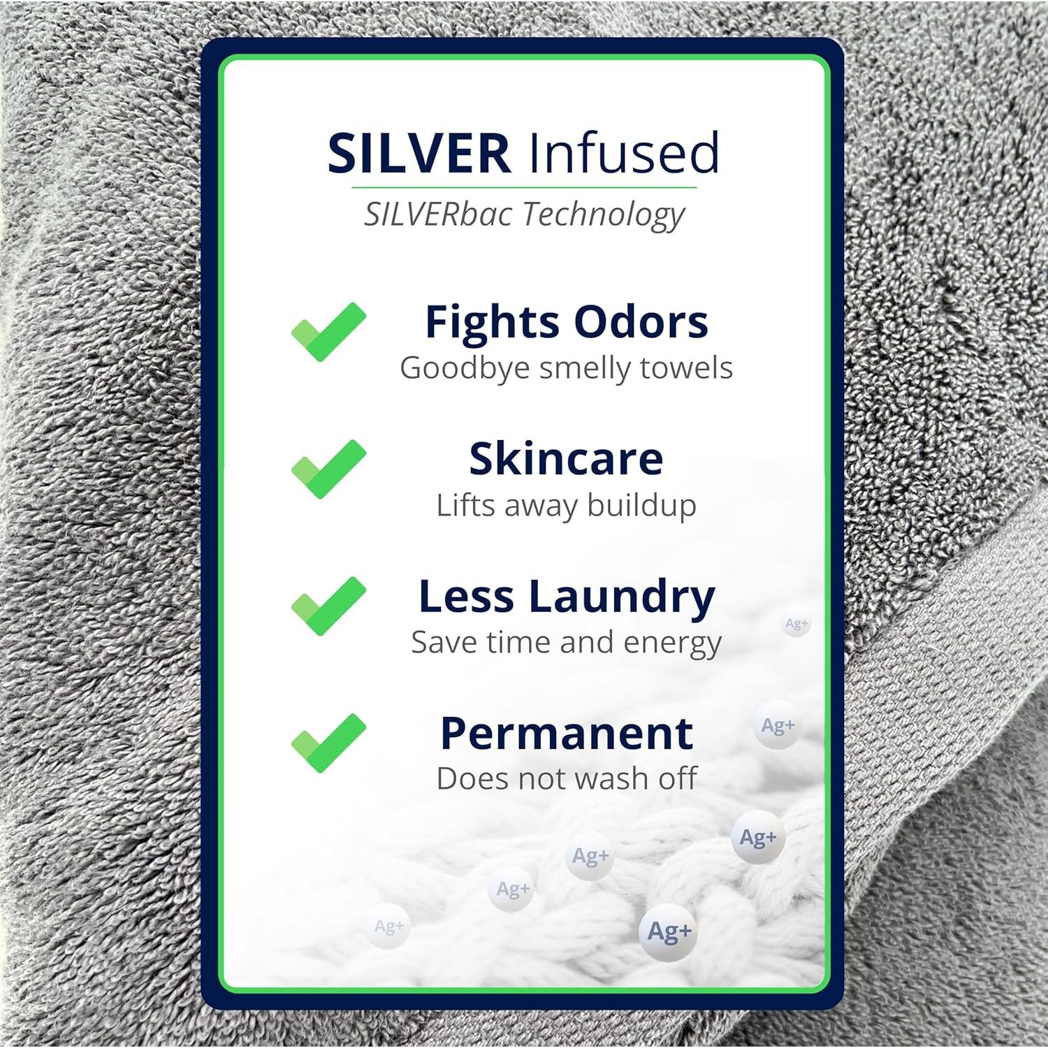 Conjunto de Toallas Lincoln & Palm 3 Piezas 700 GSM Carbón