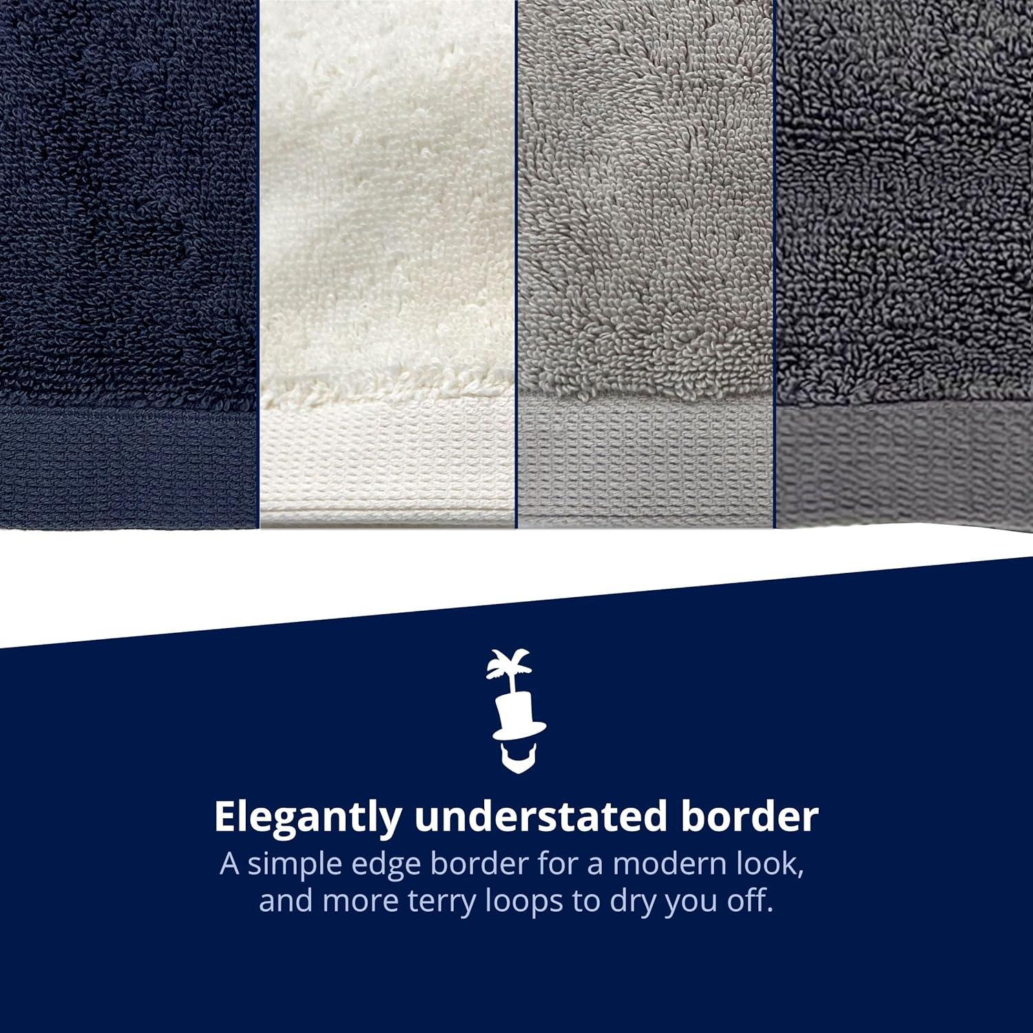 Conjunto de Toallas Lincoln & Palm 3 Piezas 700 GSM Carbón