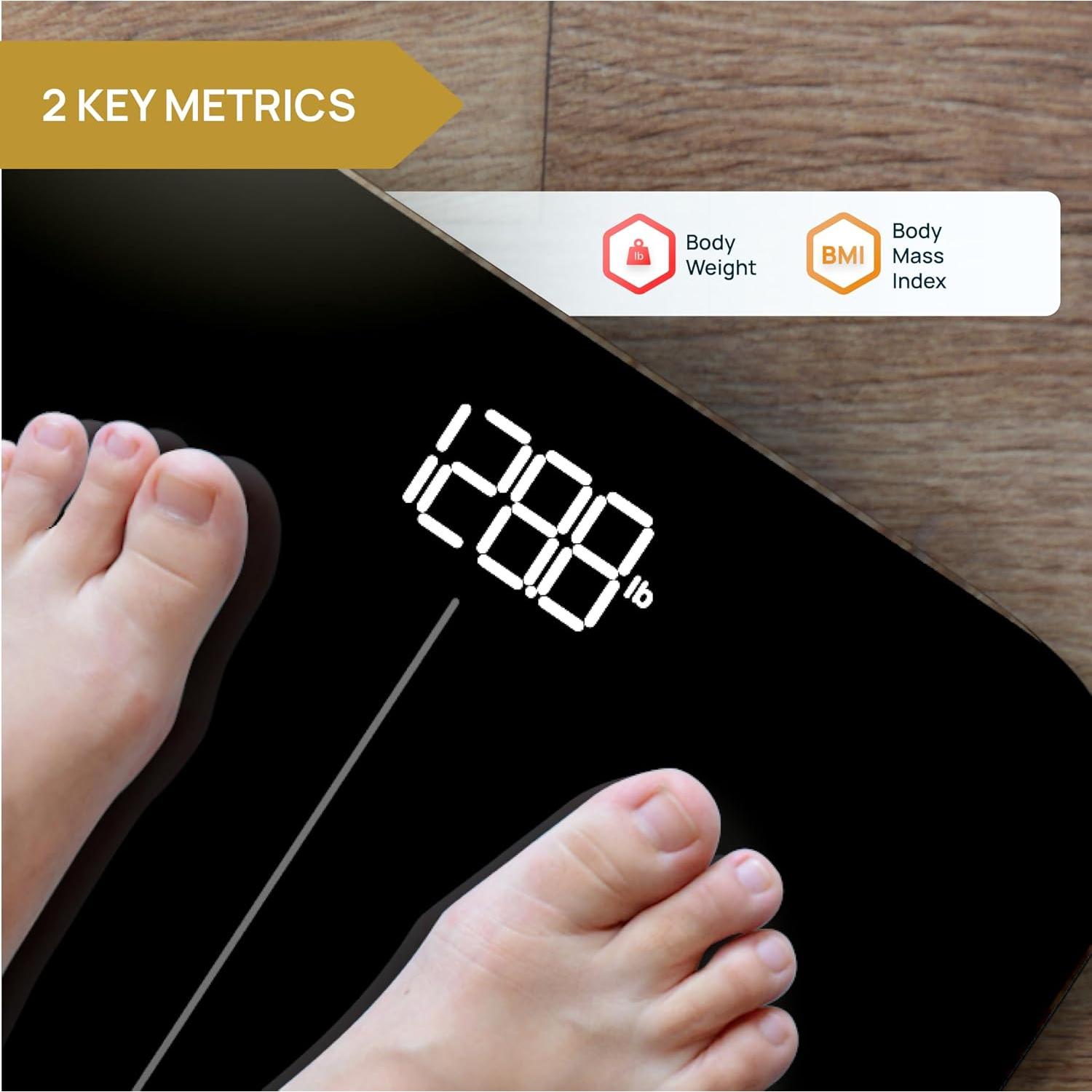 Báscula de baño inteligente INEVIFIT Premium Bluetooth 181 kg