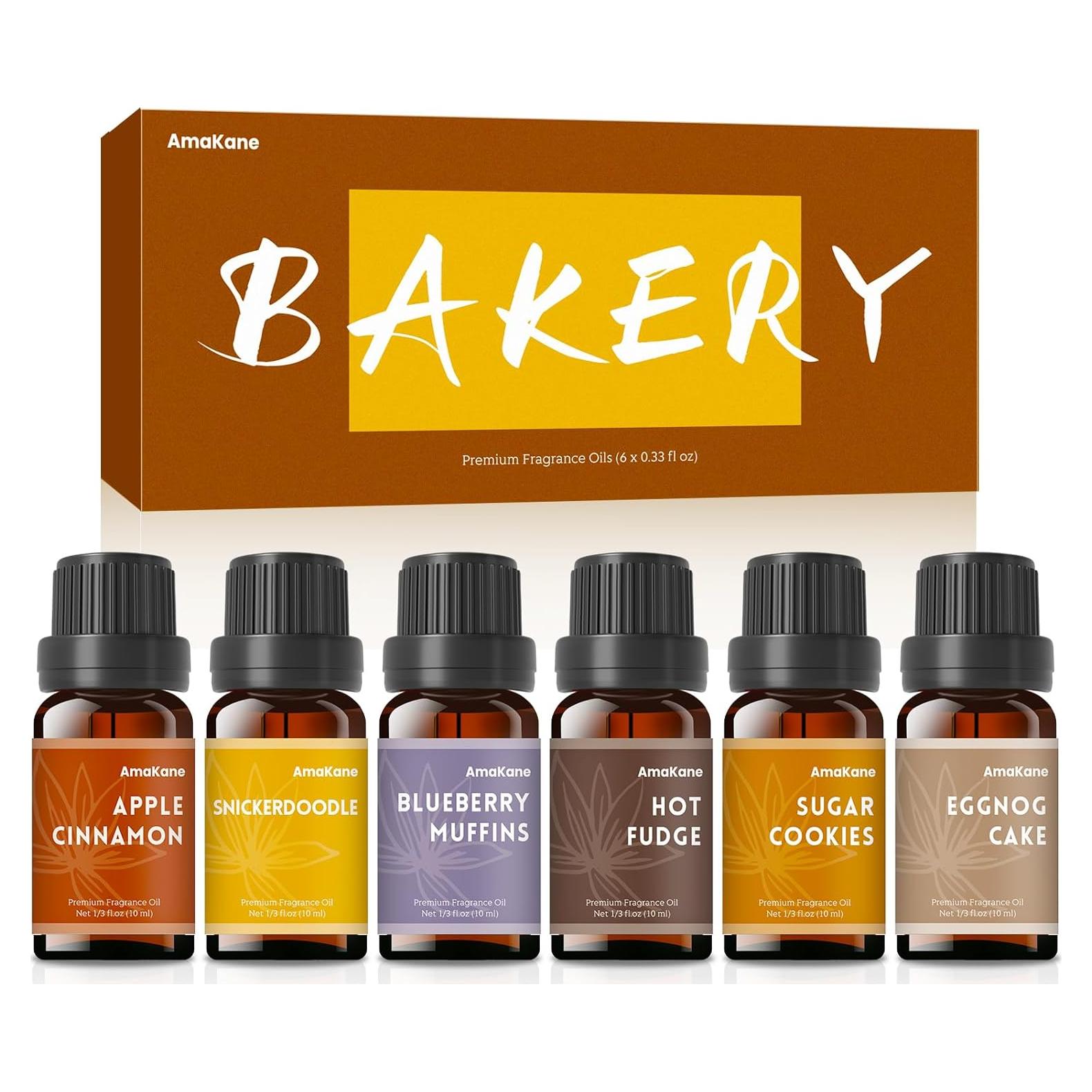 Aceites Aromáticos AmaKane para Panadería - 6 Aromas 10ml