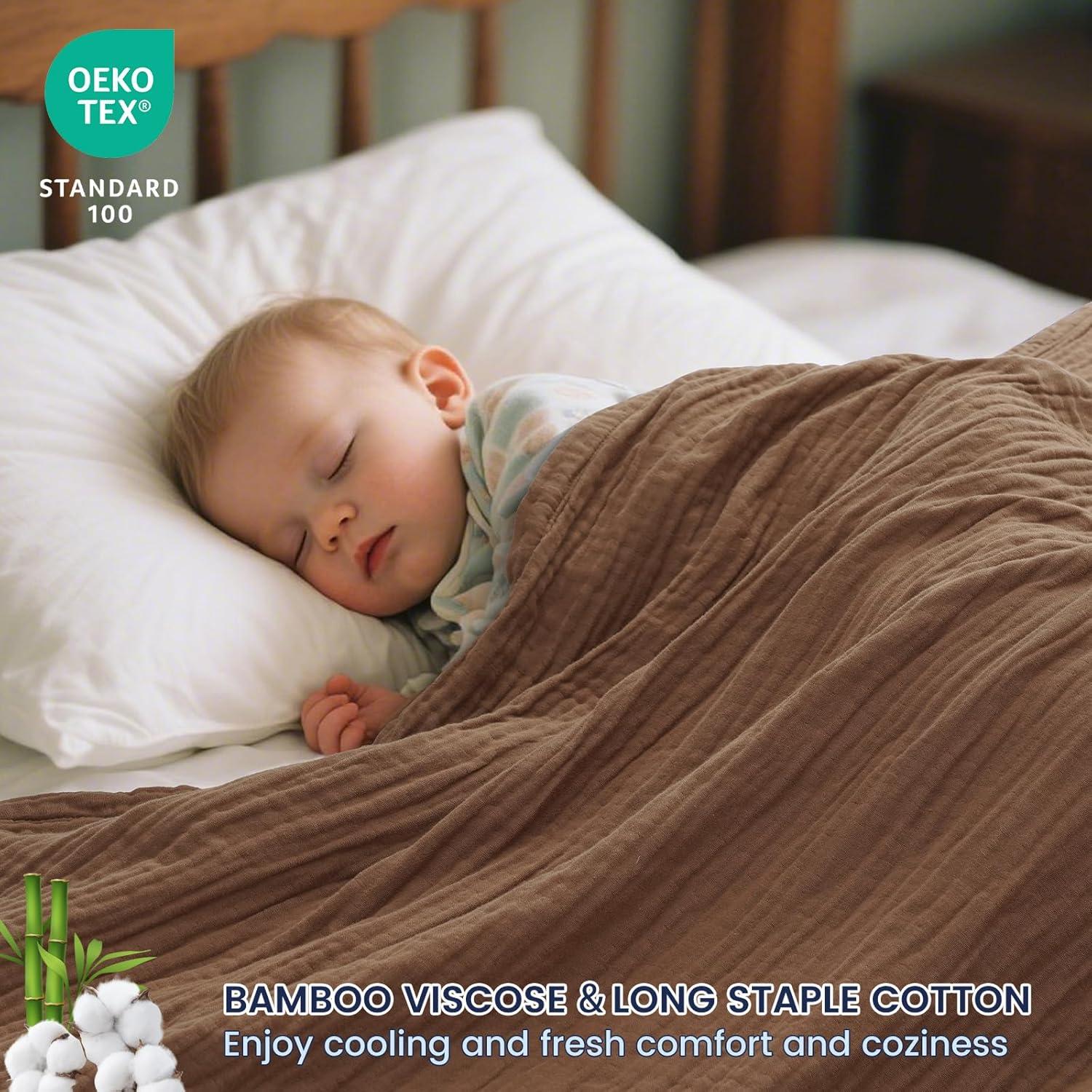 Manta de Muselina PHF Cooling 127x152cm 60% Rayón Bambú