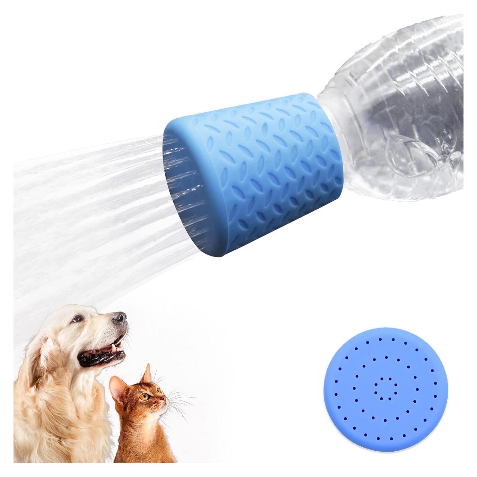 Cabezal de Ducha de Silicona para Perros Bongpuda Azul