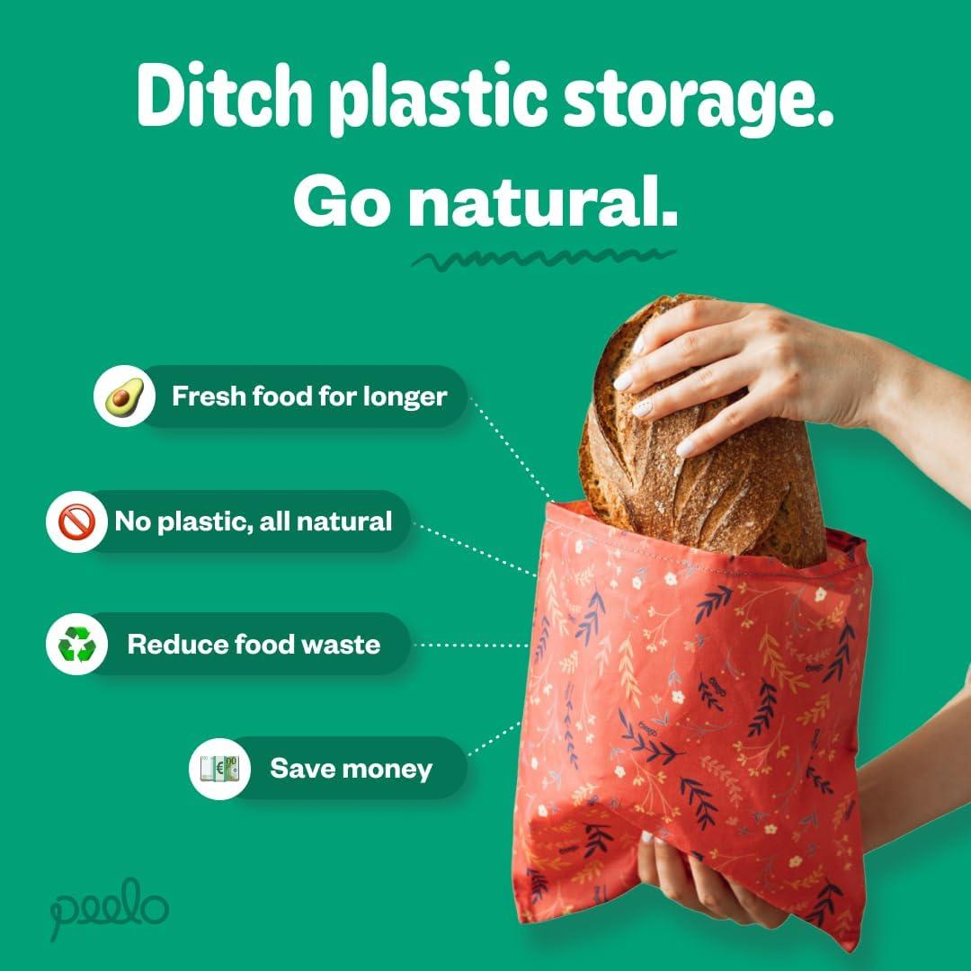 Envoltura de Alimentos de Cera de Abeja Peelo Mediana Abstracta