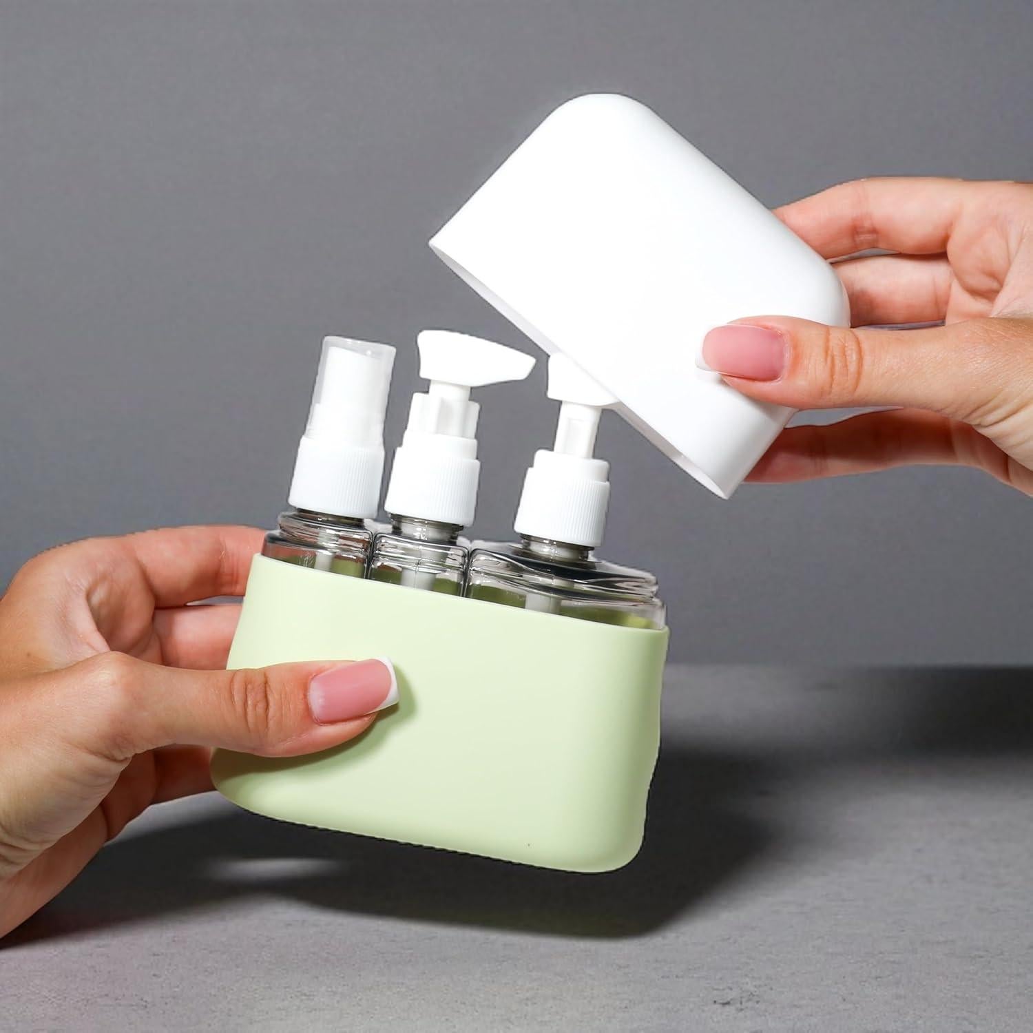 Set de Botellas de Viaje Reutilizables MYMODAGLAM 6 Piezas