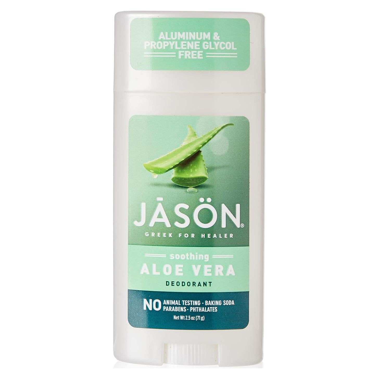 Desodorante en barra JASON Aloe Vera 70.87 g sin aluminio