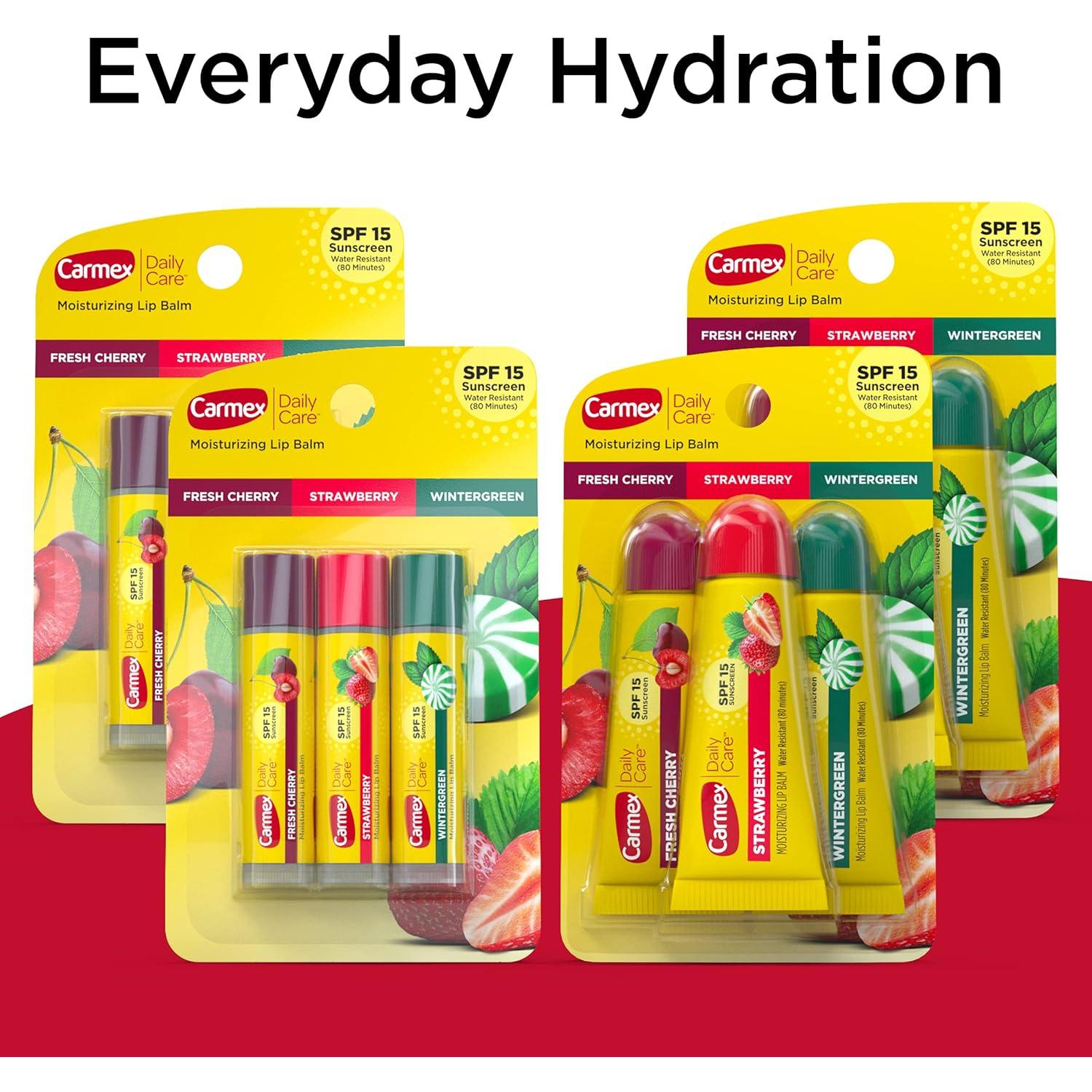 Carmex Balsamo Labial Hidratante SPF 15 - 12 Unidades