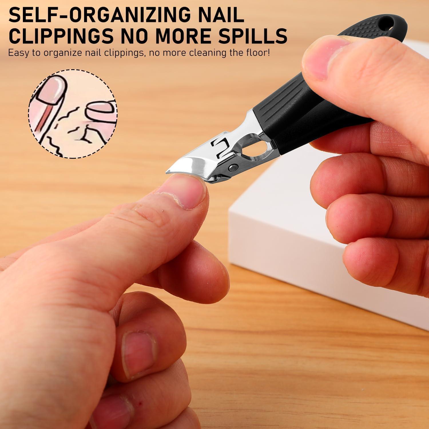 Cortauñas Ergonómico Antisalpicaduras Enterlent Set de 3