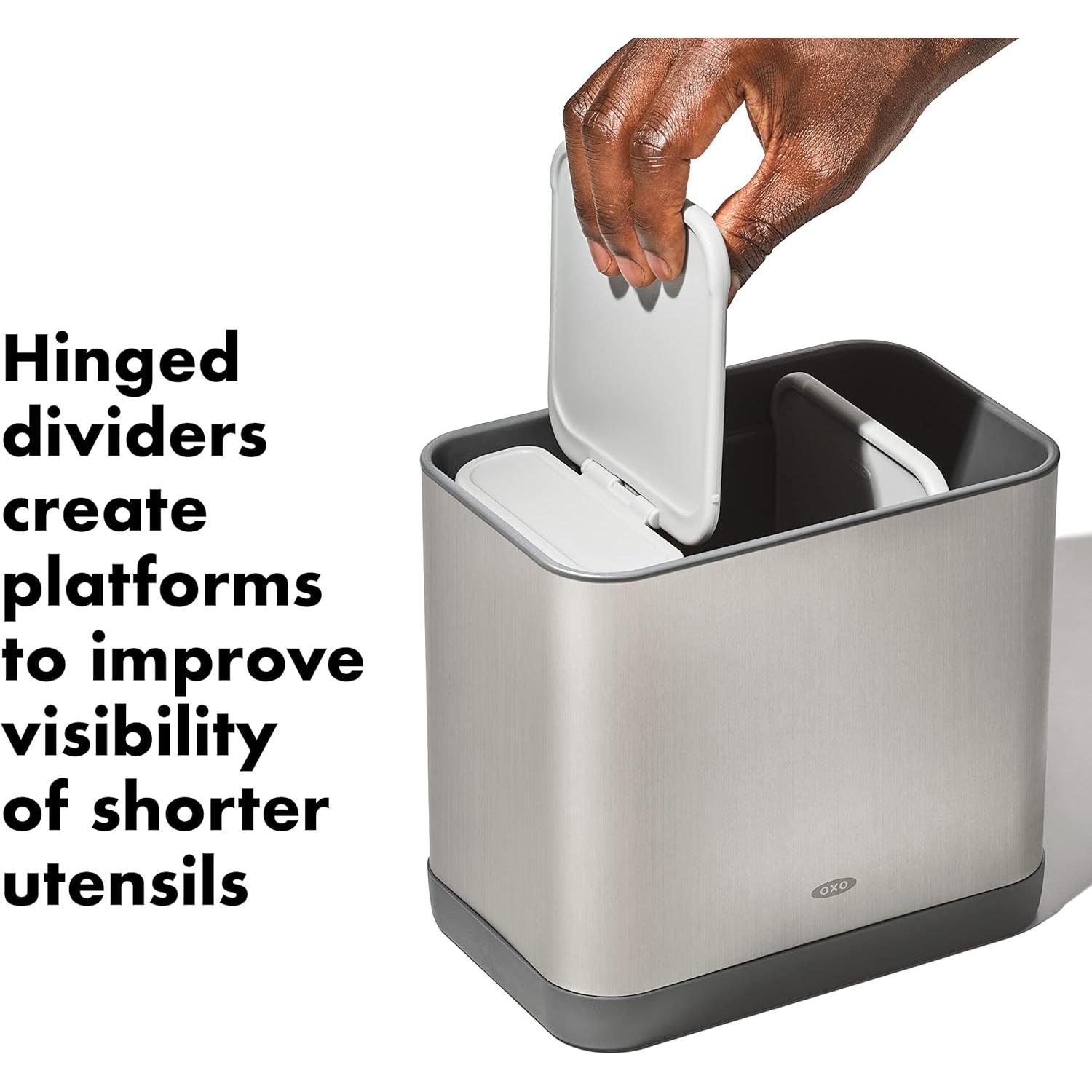 Soporte de Utensilios Grande OXO Good Grips Acero Inoxidable