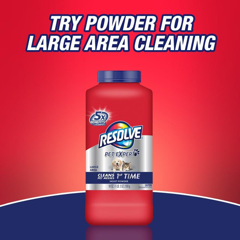 Espuma limpiadora de alfombra Resolve 88 oz, lino fresco, 4 latas
