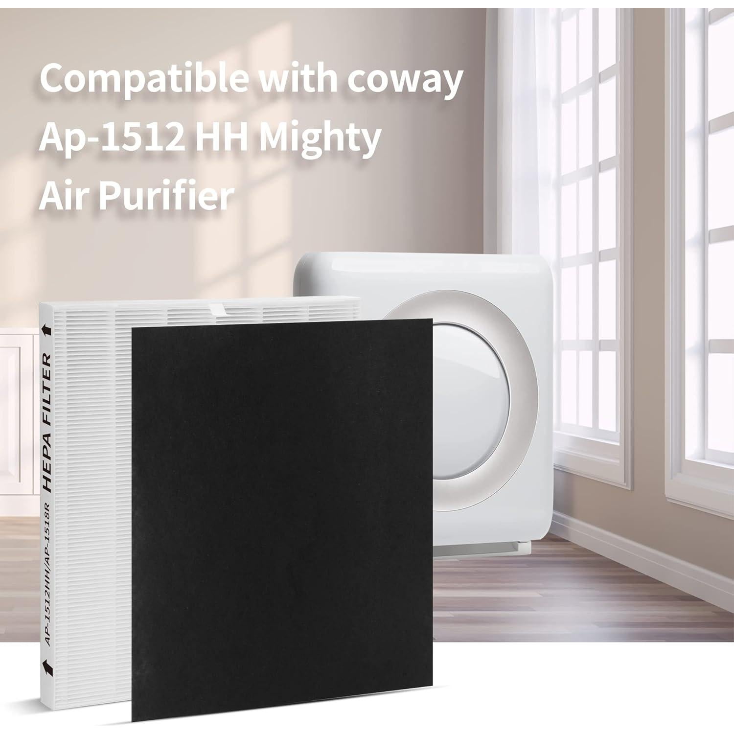 Filtro de Reemplazo 2-Pack GoKBNY 3304899 para Purificador Coway AP-1512HH