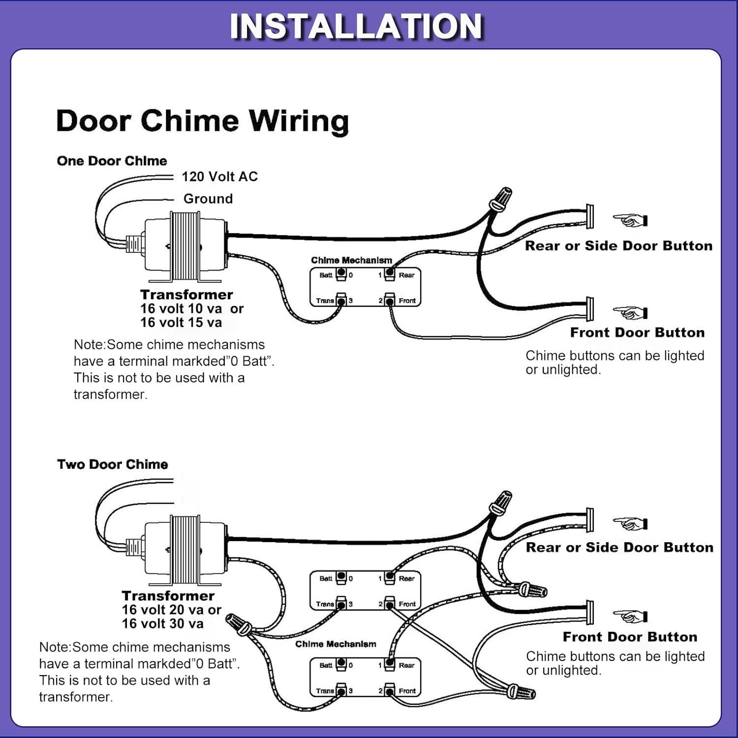 Transformador de Timbre de Puerta YU ER 16V 30VA 0.6kg