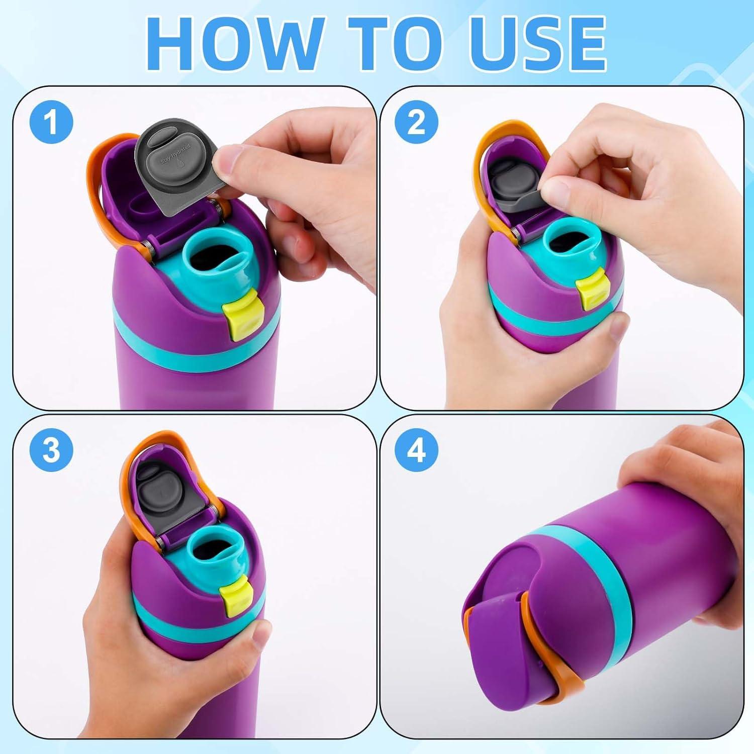 Kit de Repuesto Owala FreeSip BOXOB - 2 Tapas, 4 Popotes