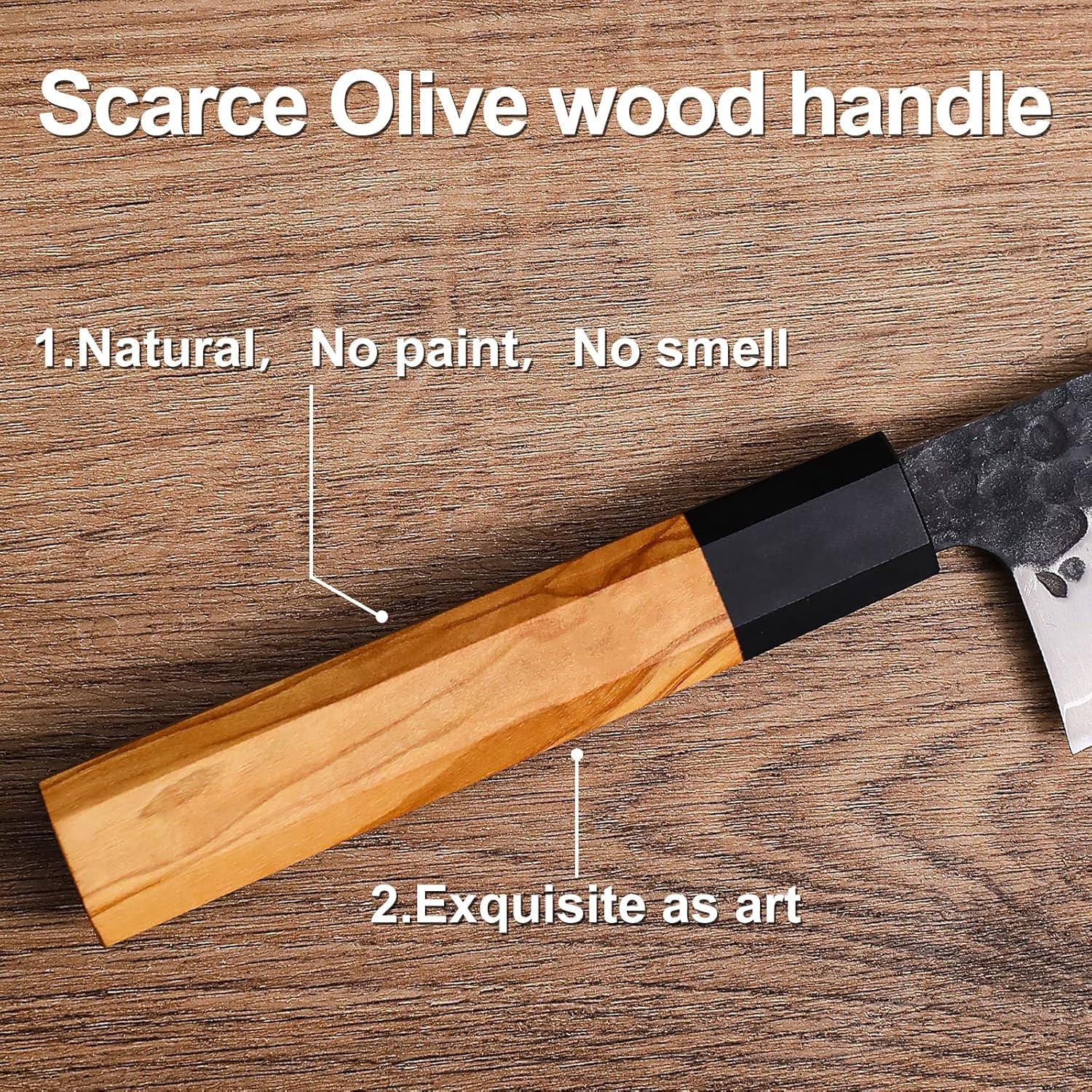 Juego de cuchillos de cocina Tinta de Ciruelas 3 piezas acero inoxidable