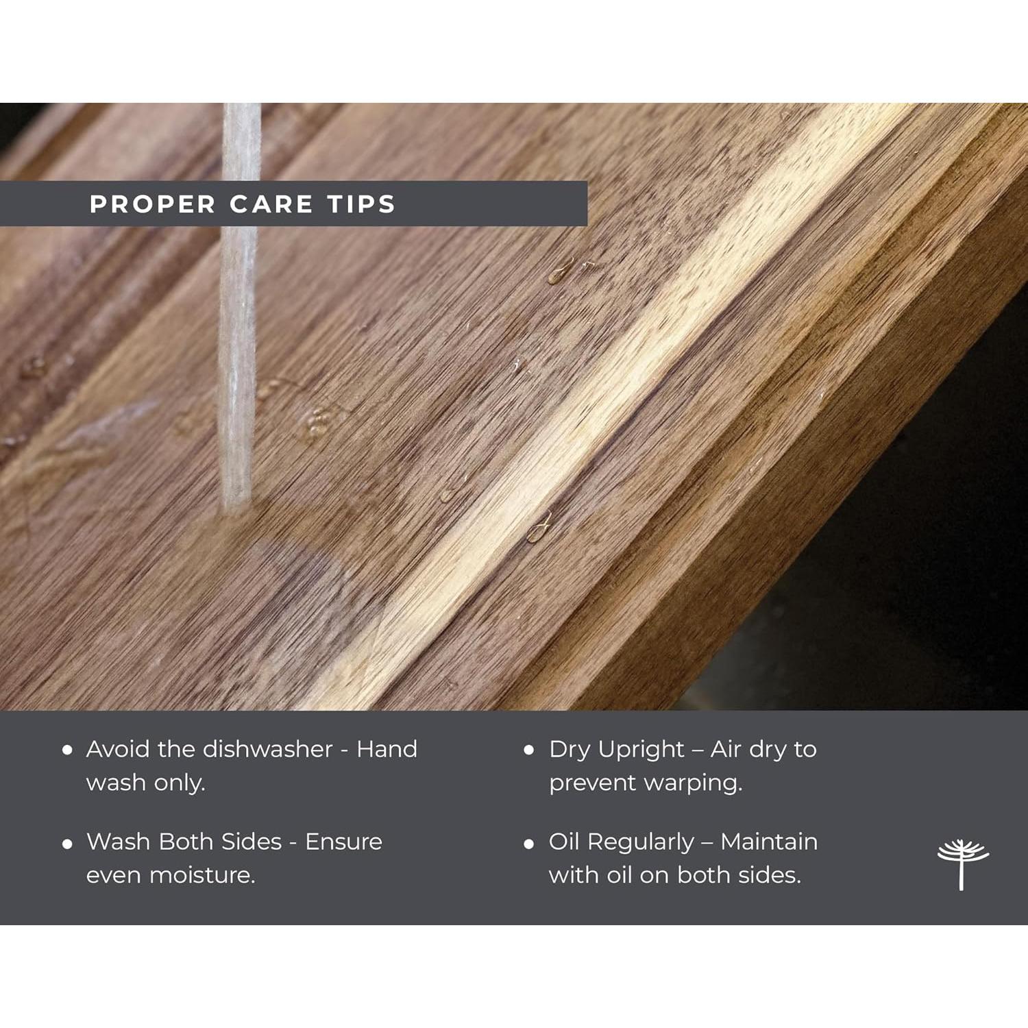 Tabla de Cortar Reversible de Madera Acacia 38x30cm Merken