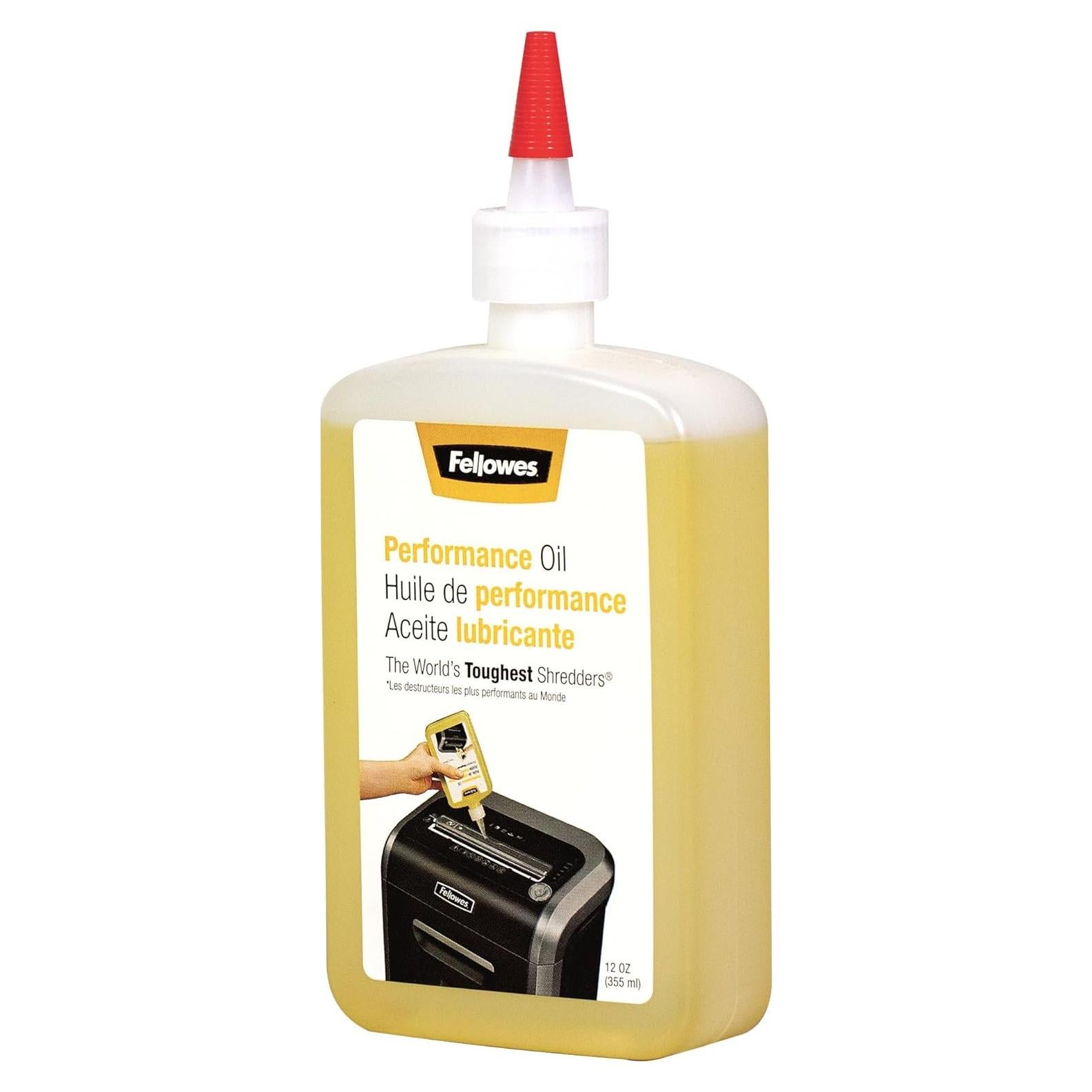 Aceite de Destrucción Fellowes 354.88 ml con Boquilla Extendida