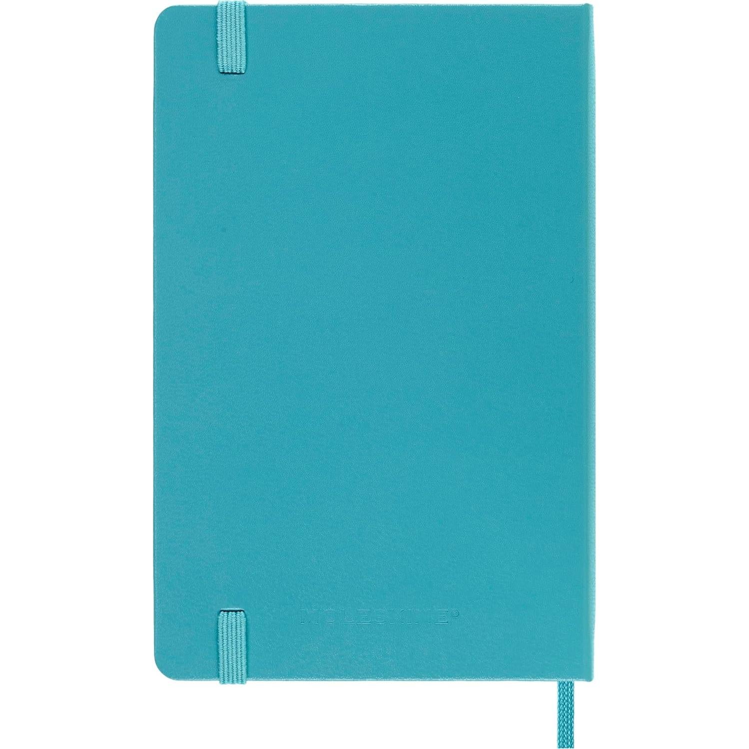 Cuaderno Moleskine Clásico Pocket Rayado Azul Arrecife 9.8x14cm