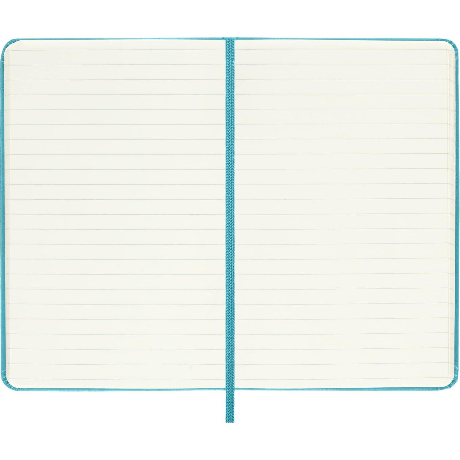 Cuaderno Moleskine Clásico Pocket Rayado Azul Arrecife 9.8x14cm