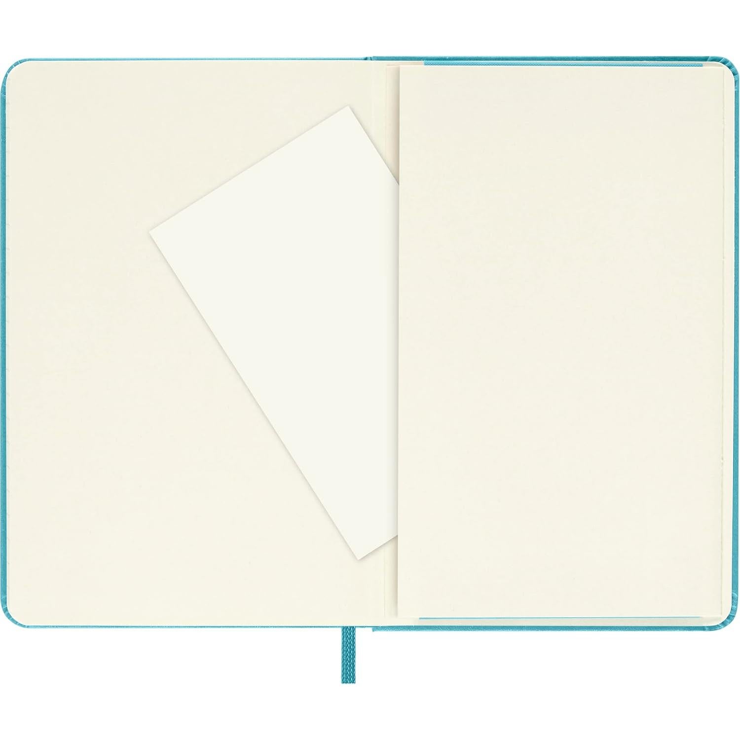 Cuaderno Moleskine Clásico Pocket Rayado Azul Arrecife 9.8x14cm