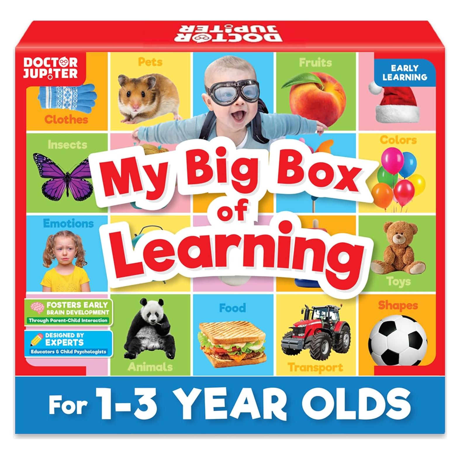 Caja de Aprendizaje Doctor Jupiter para Niños 1-3 Años