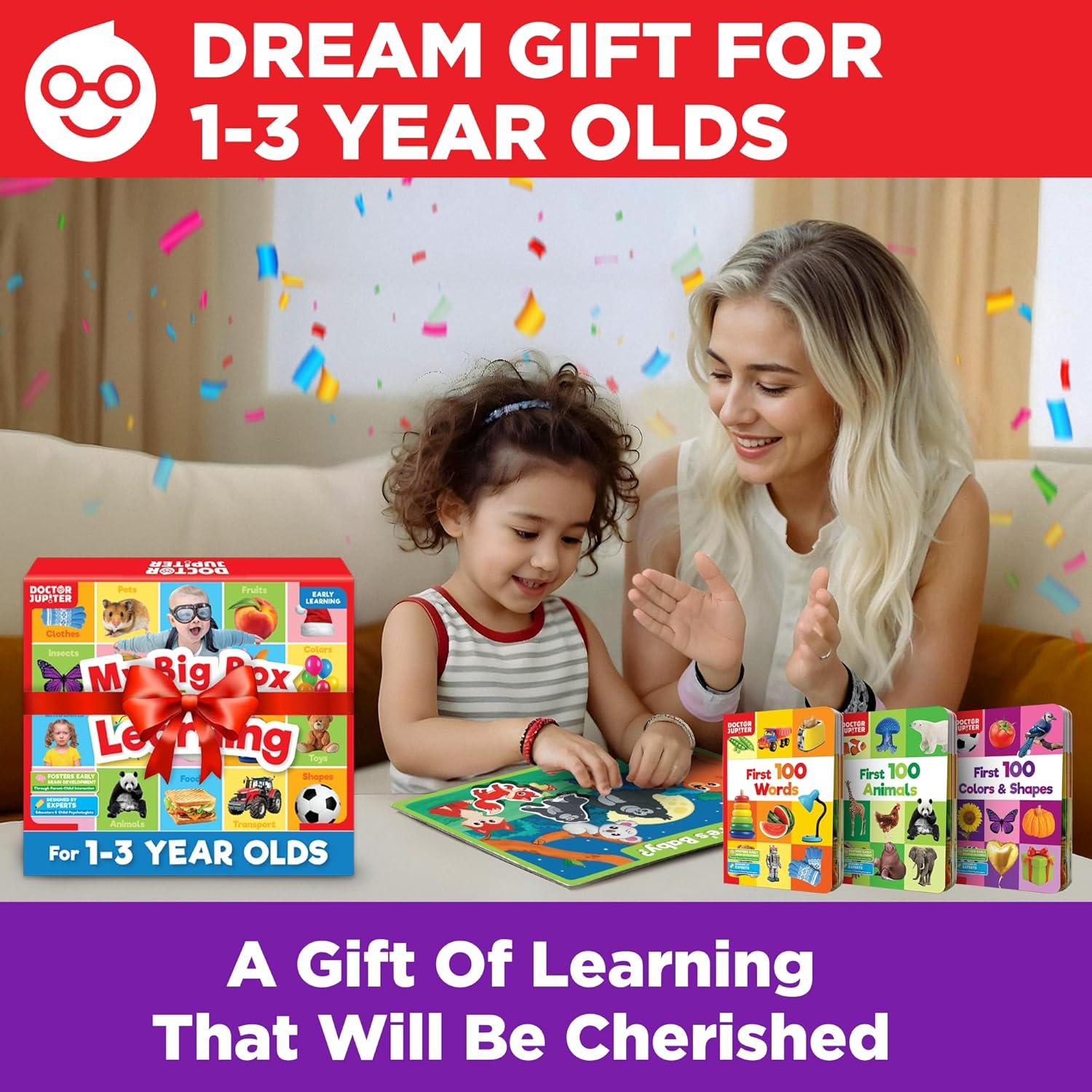 Caja de Aprendizaje Doctor Jupiter para Niños 1-3 Años