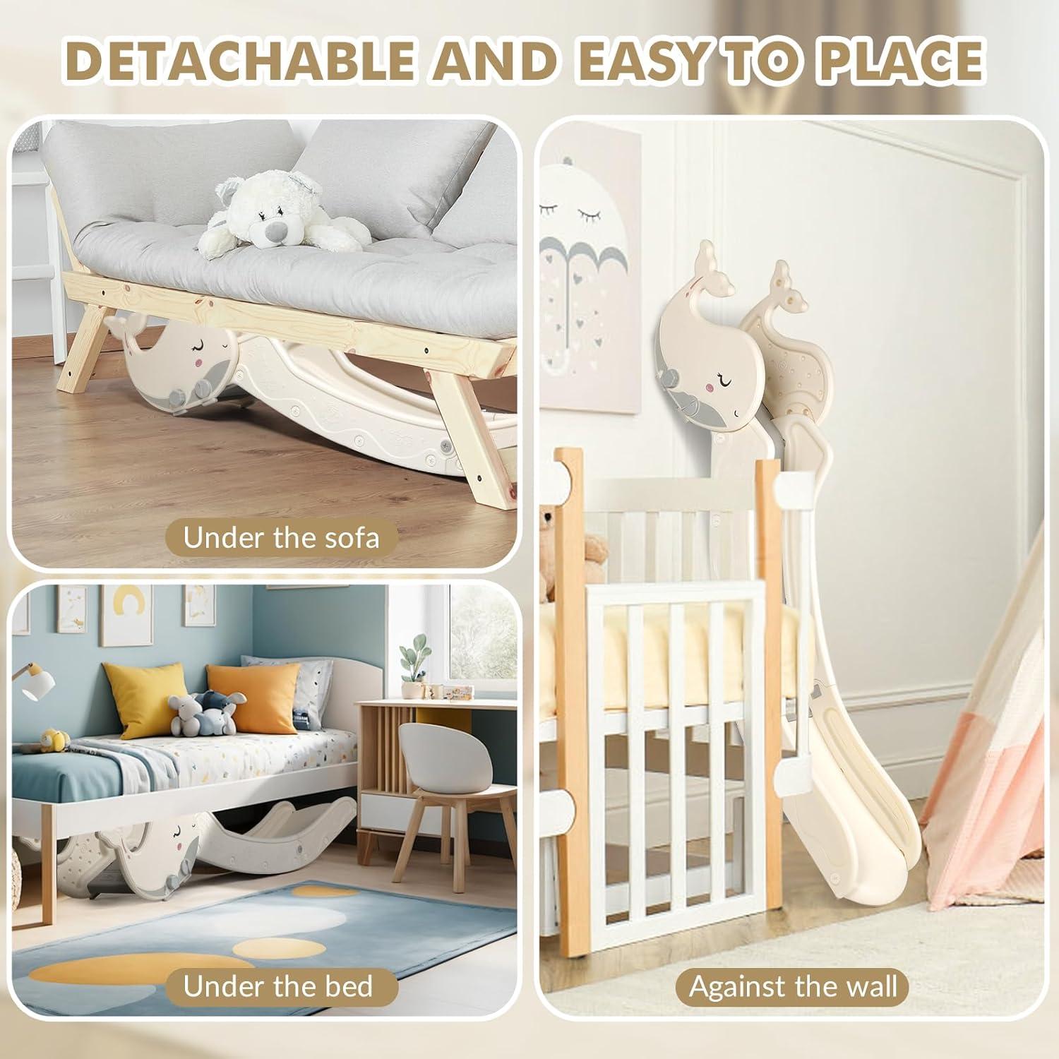 Tobogán Interior BFAZKXY para Niños 1-3 Años - Plástico Grande