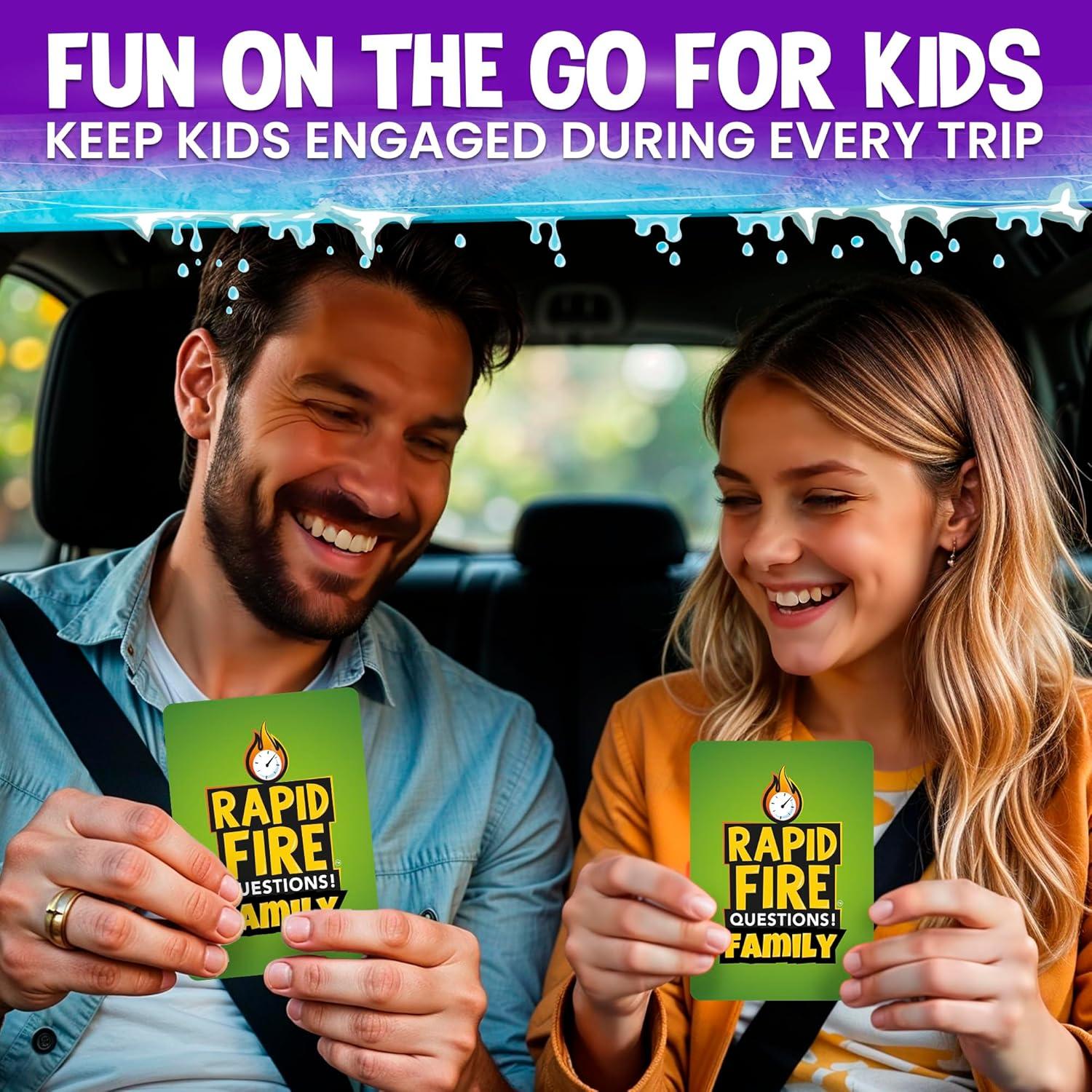 Juego de Cartas de Conversación QUOKKA Familiar Premium - 500 Preguntas