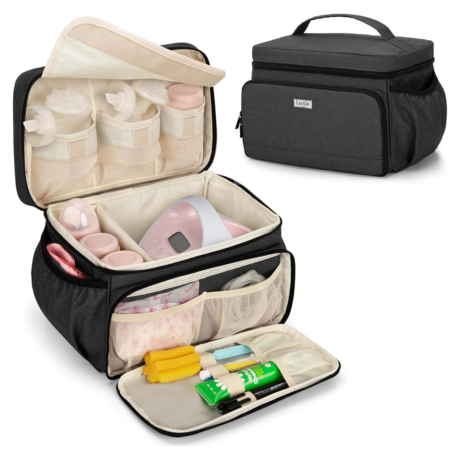 Bolsa para Extractor de Leche Luxja Negra Compatible con Spectra S1/S2