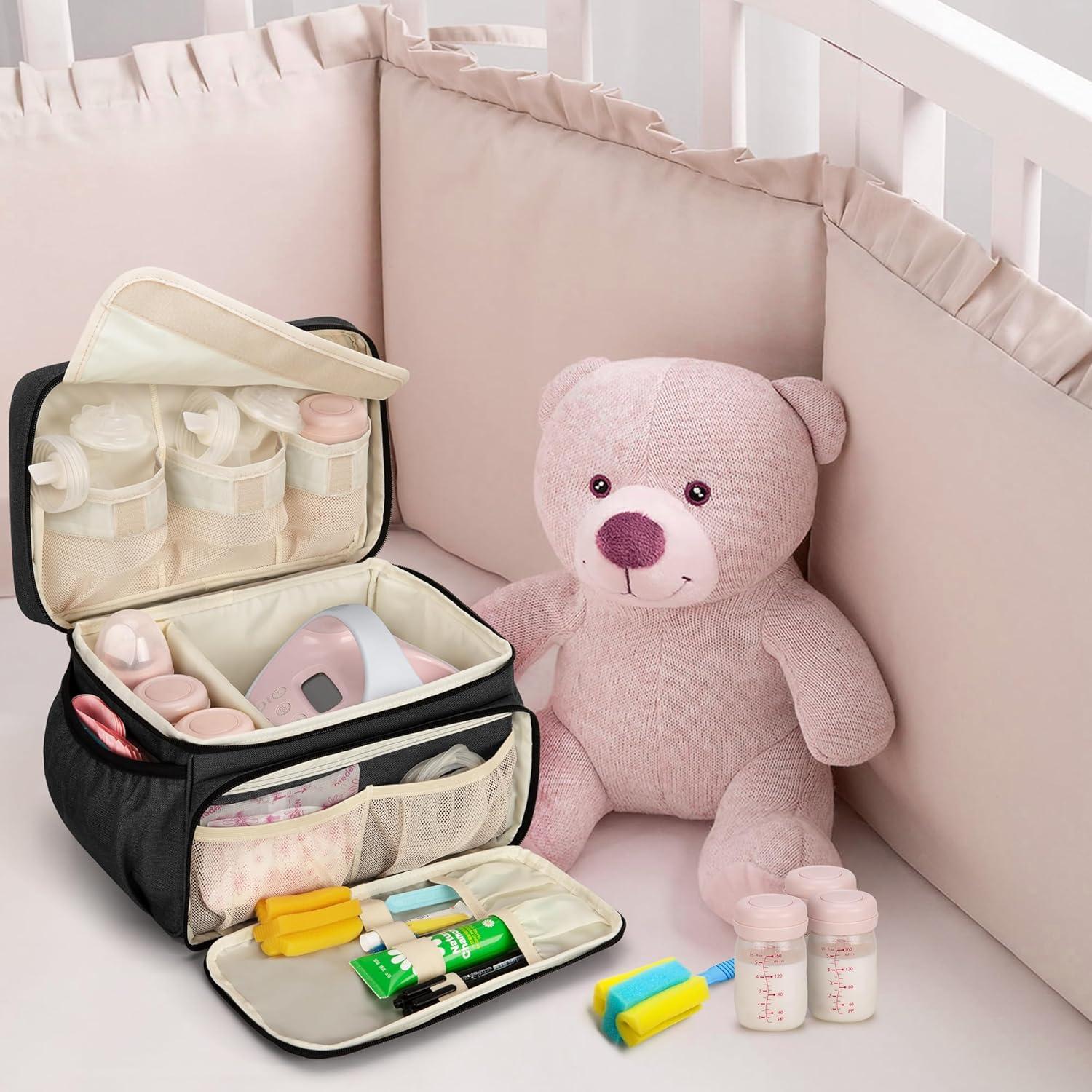 Bolsa para Extractor de Leche Luxja Negra Compatible con Spectra S1/S2