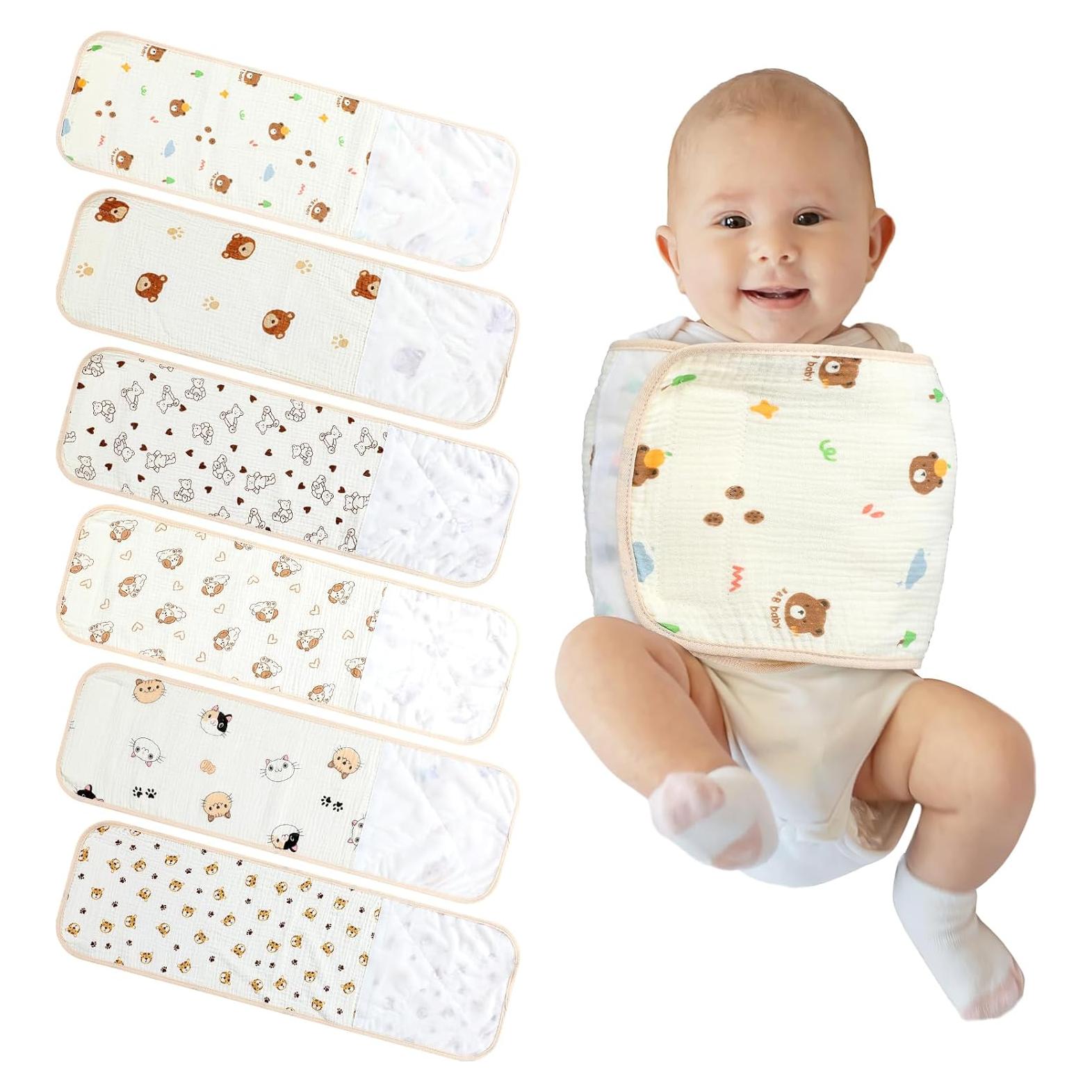 6 Bandas Ajustables para Envolver Bebés Funnysoft - Algodón