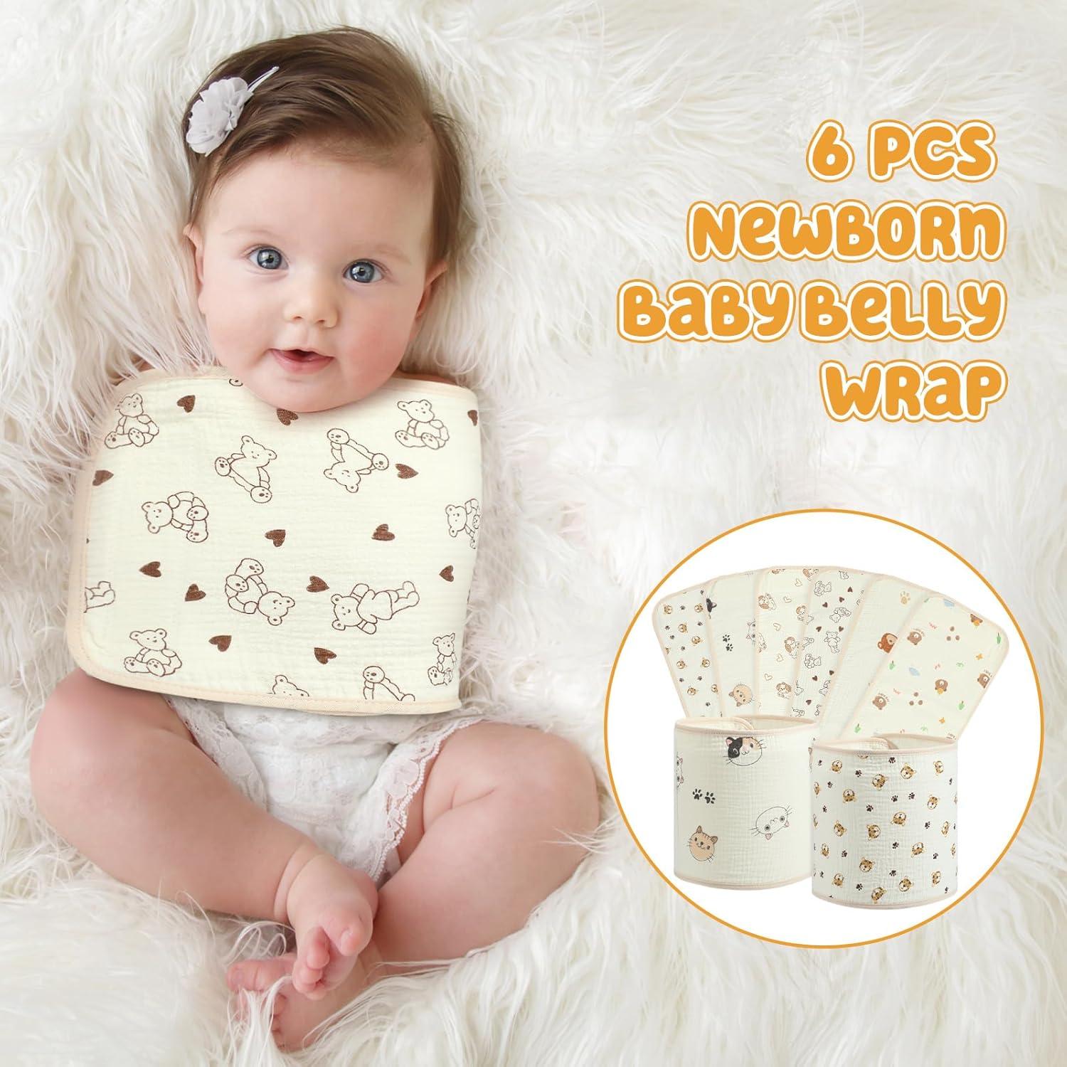 6 Bandas Ajustables para Envolver Bebés Funnysoft - Algodón