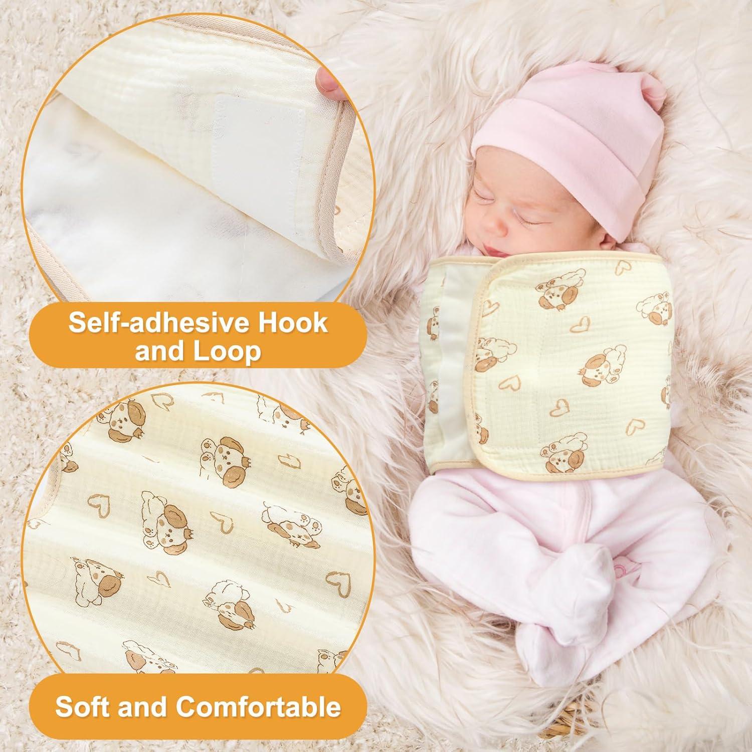 6 Bandas Ajustables para Envolver Bebés Funnysoft - Algodón