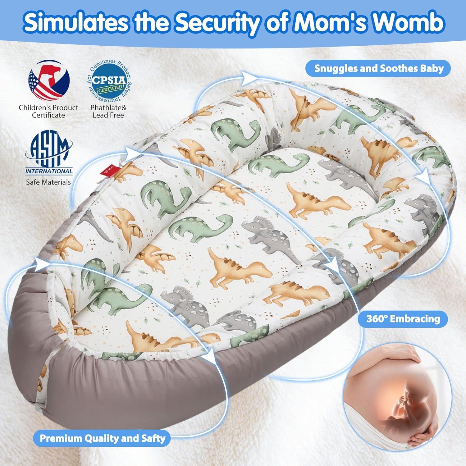 Cojín para Bebés BUTOA 0-24 Meses Transpirable y Lavable