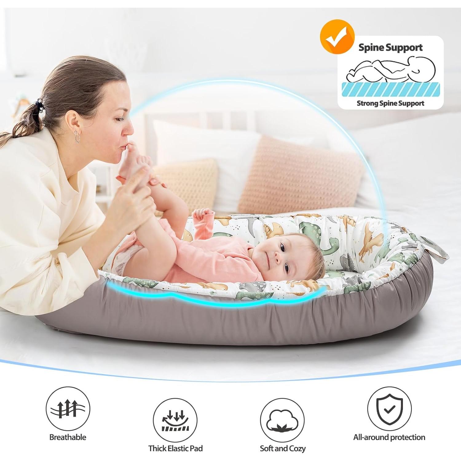 Cojín para Bebés BUTOA 0-24 Meses Transpirable y Lavable