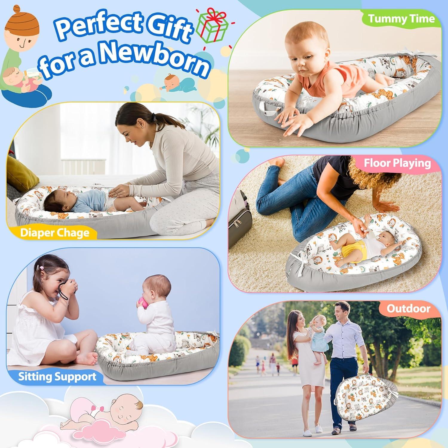 Cojín para Bebés BUTOA 0-24 Meses Transpirable y Lavable