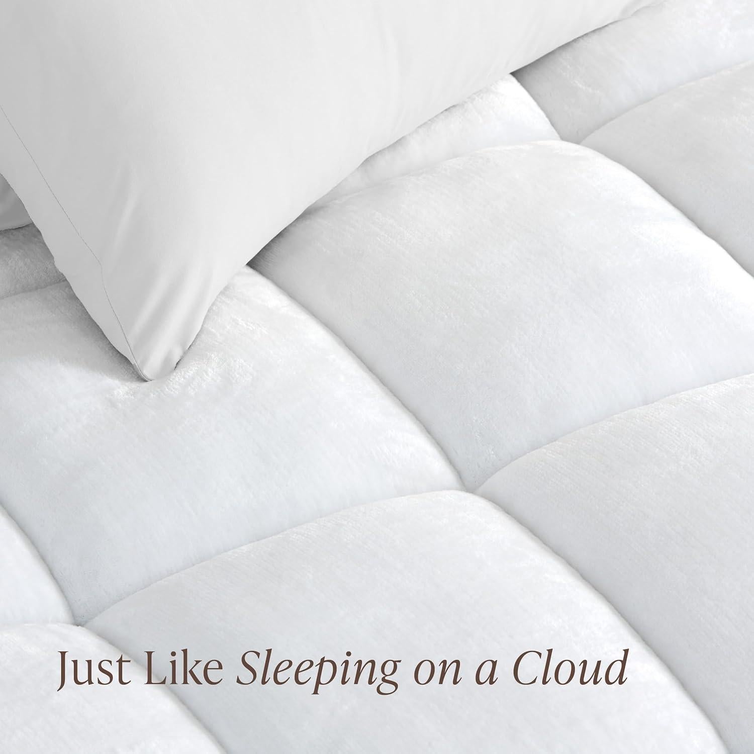 Almohadilla de Colchón Twin Bare Home Reversible Microplush