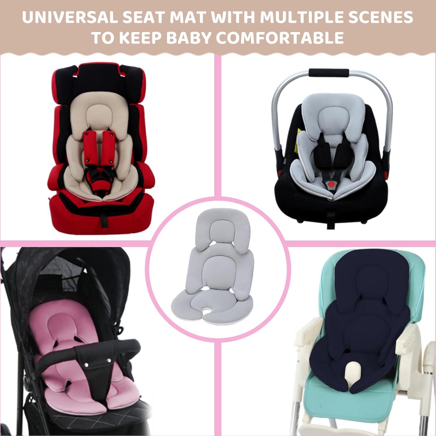 Cojín para Asiento de Auto Bebés Universal Beige - Reversible