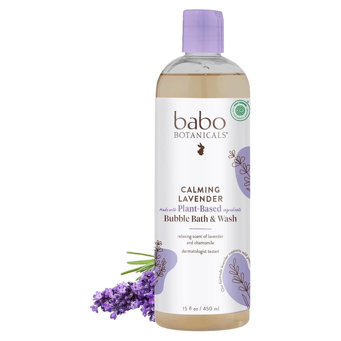 Baño de Burbujas Calmante Babo Botanicals 443 ml - Lavanda