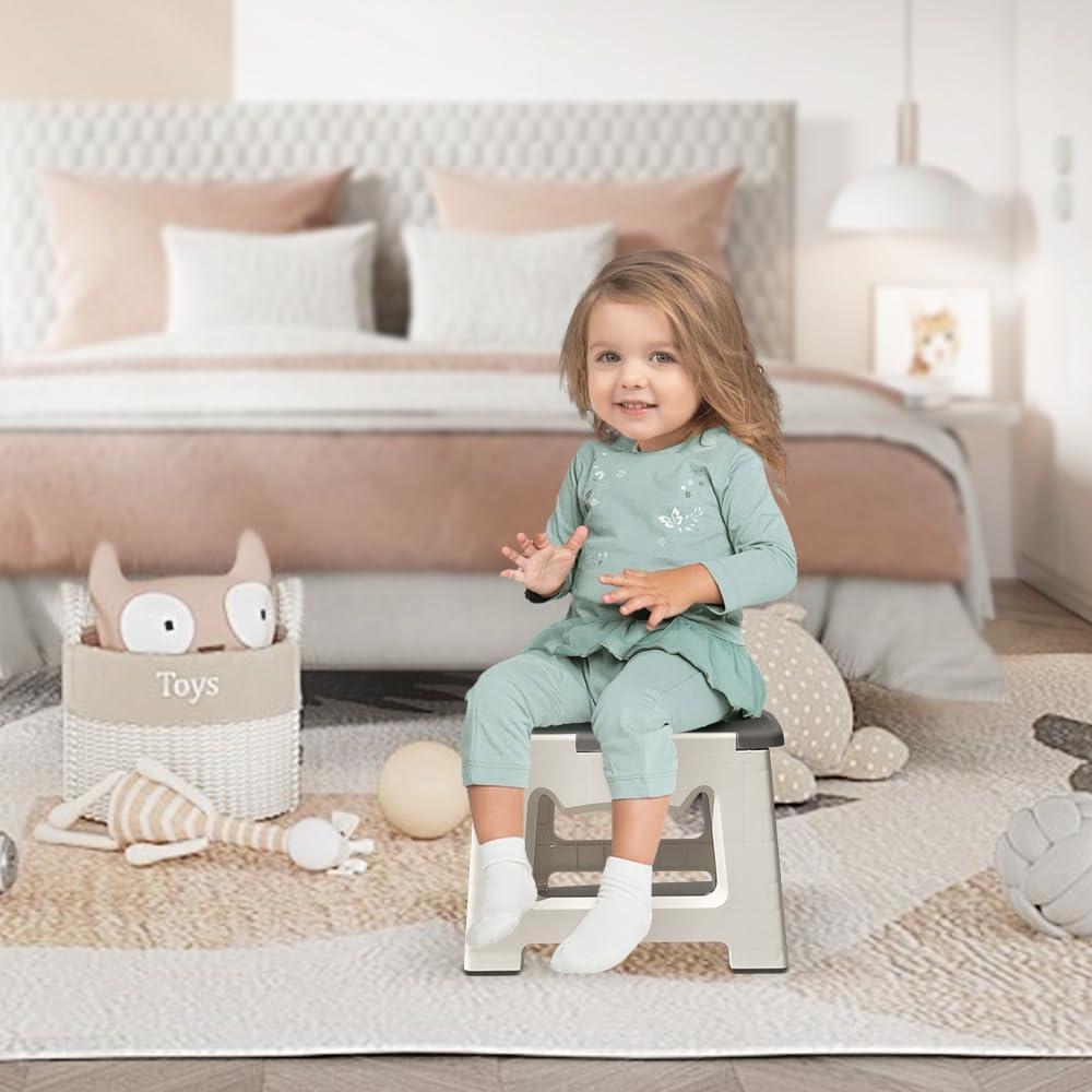 Escalón Plegable ZLMHYYM Gris 31x20.6x22.9 cm 136 kg