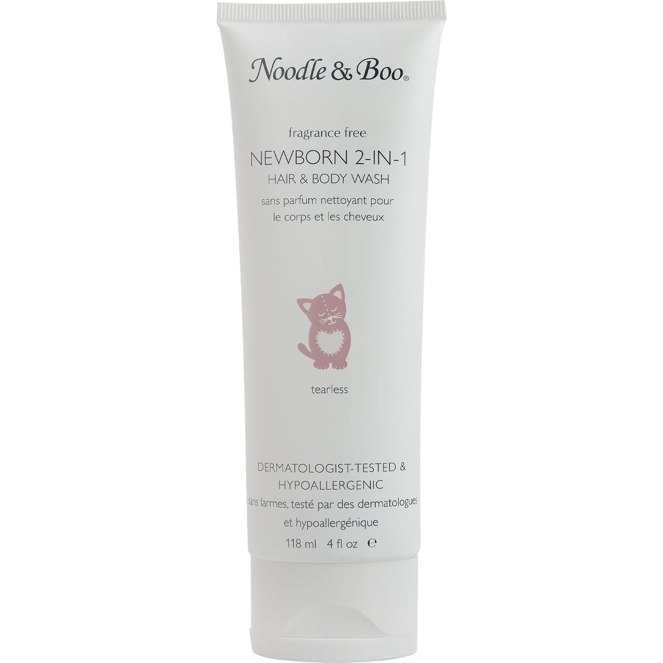 Juego de Regalo de Baño Noodle & Boo para Bebés - Jabón y Loción Hipoalergénica