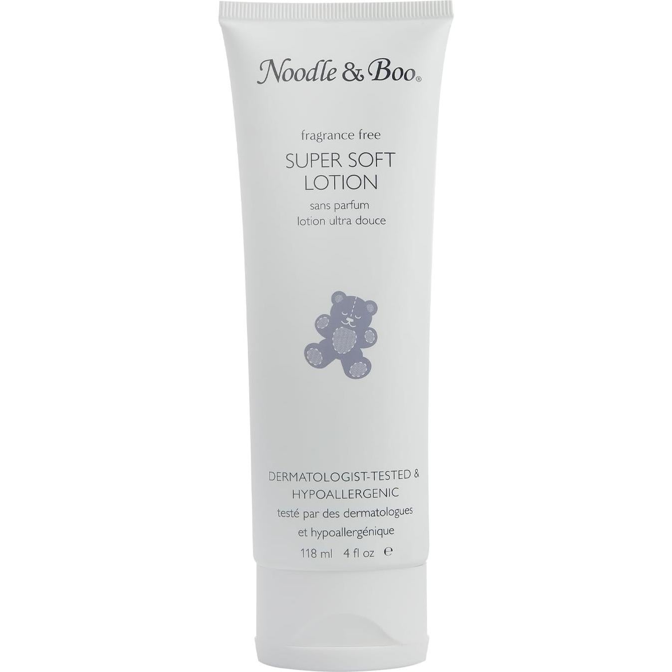 Juego de Regalo de Baño Noodle & Boo para Bebés - Jabón y Loción Hipoalergénica