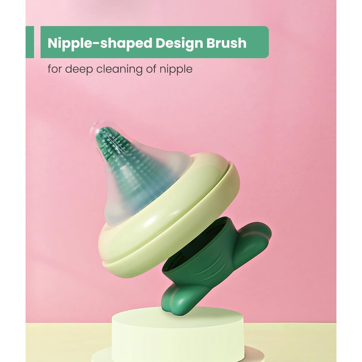 Juego de Cepillos para Biberones Ariseno 5 en 1 Libre de BPA