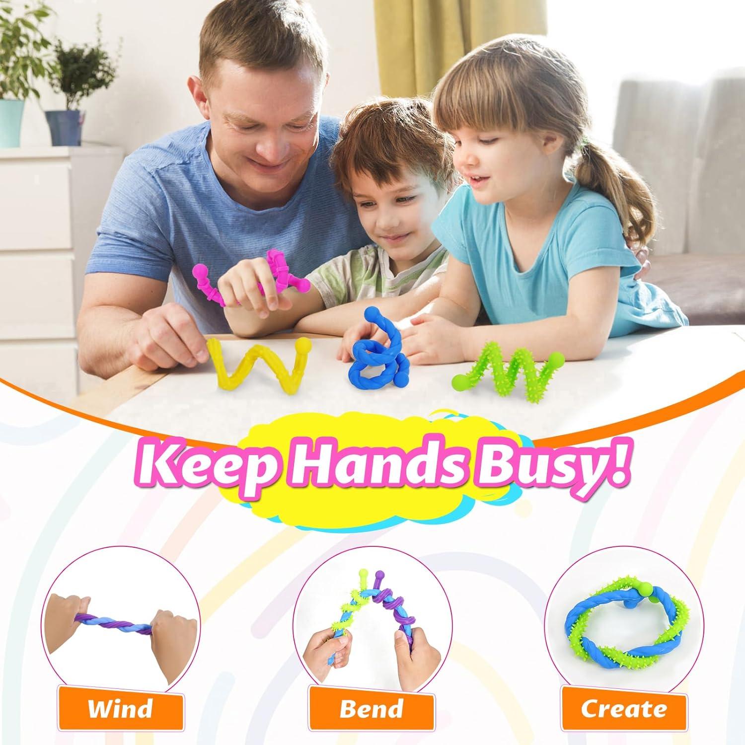 Juguetes Antiestrés Sensibles Soarly - Set de 6 Varitas 28.2 cm