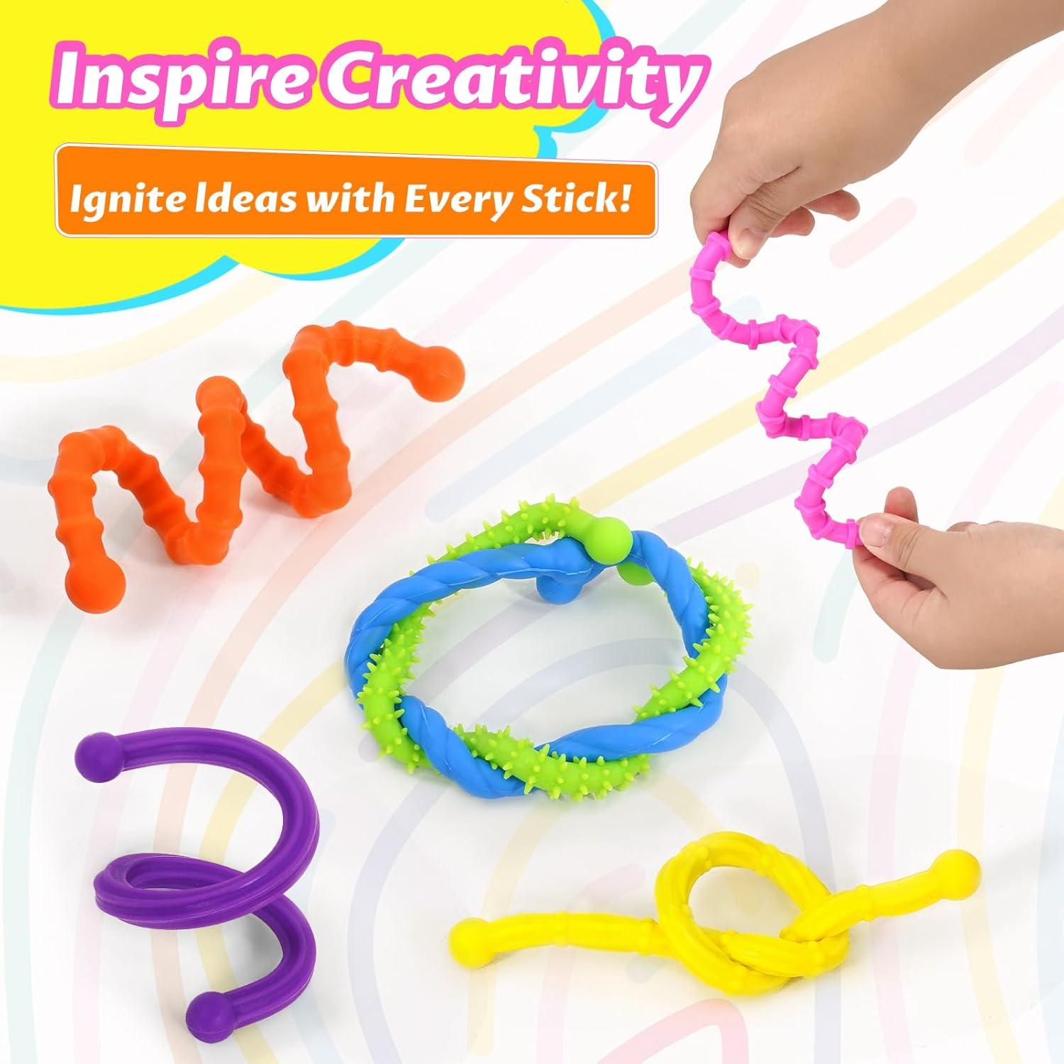 Juguetes Antiestrés Sensibles Soarly - Set de 6 Varitas 28.2 cm