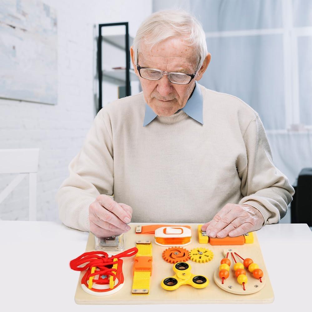 Tablero Ocupado Mibcocny para Ancianos - Actividades Demencia 29.5x24.1cm