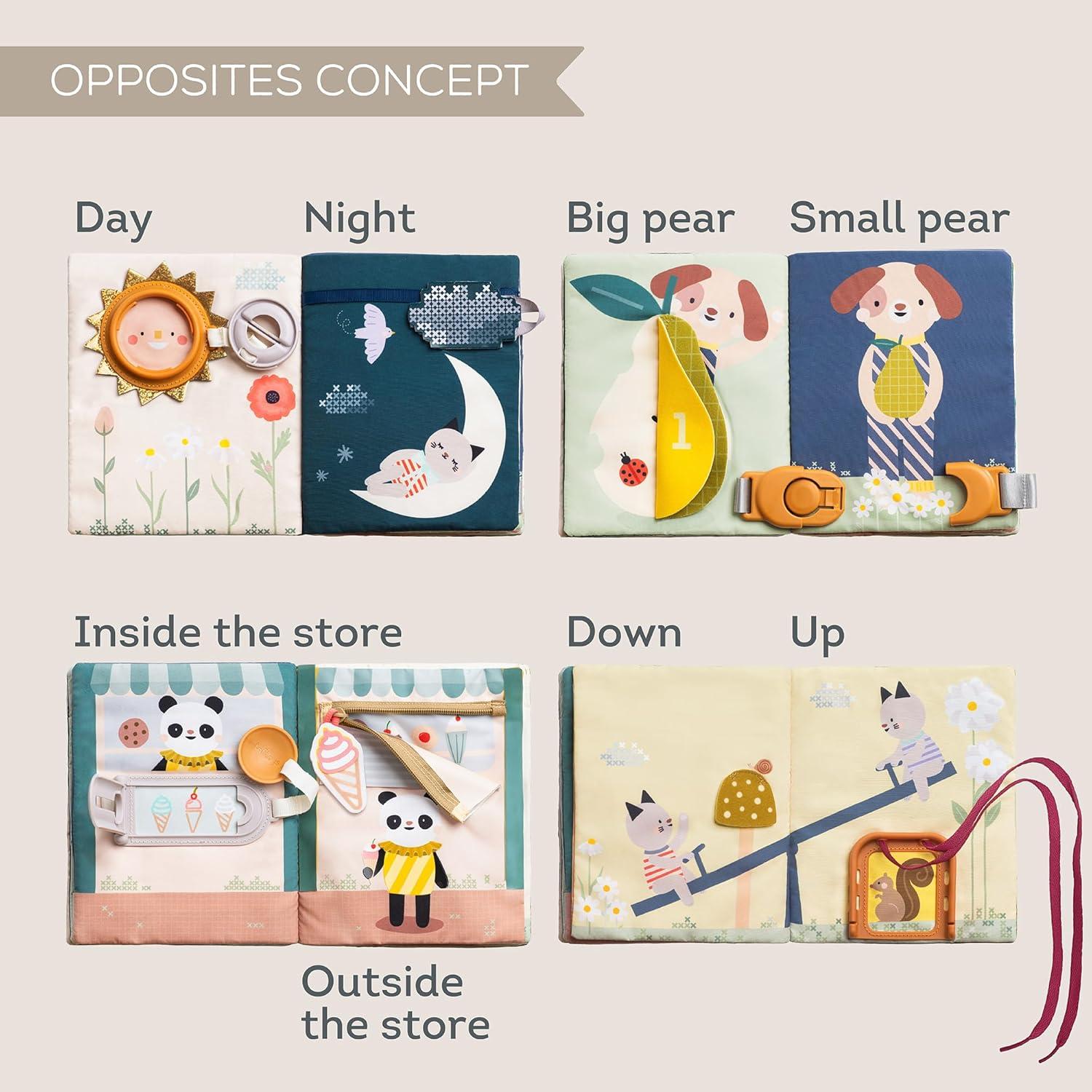 Libro Ocupado Taf Toys Montessori 1-3 Años - Actividades Interactivas