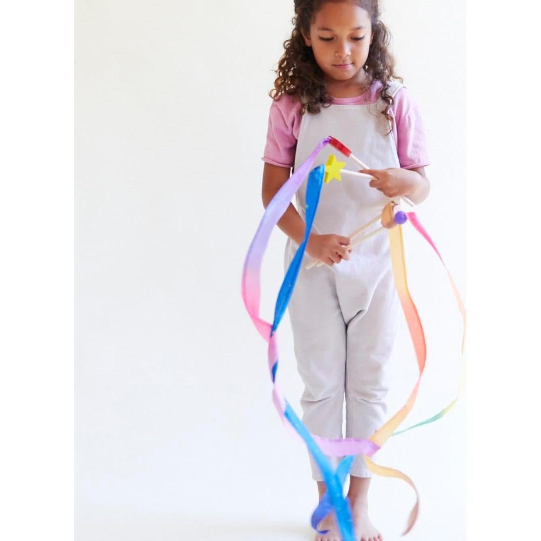 Cinta de Arcoíris Boho Sarah's Silks 2.44m Seda y Madera