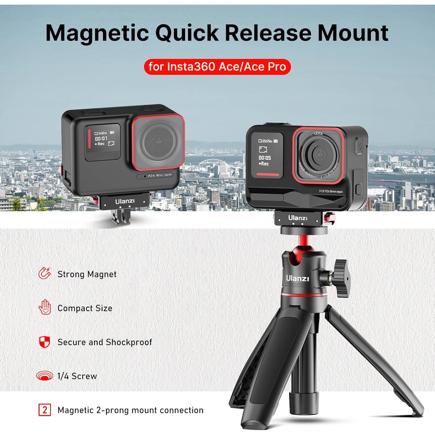 Soporte de liberación rápida Ulanzi para Insta360 X3/X4/ACE