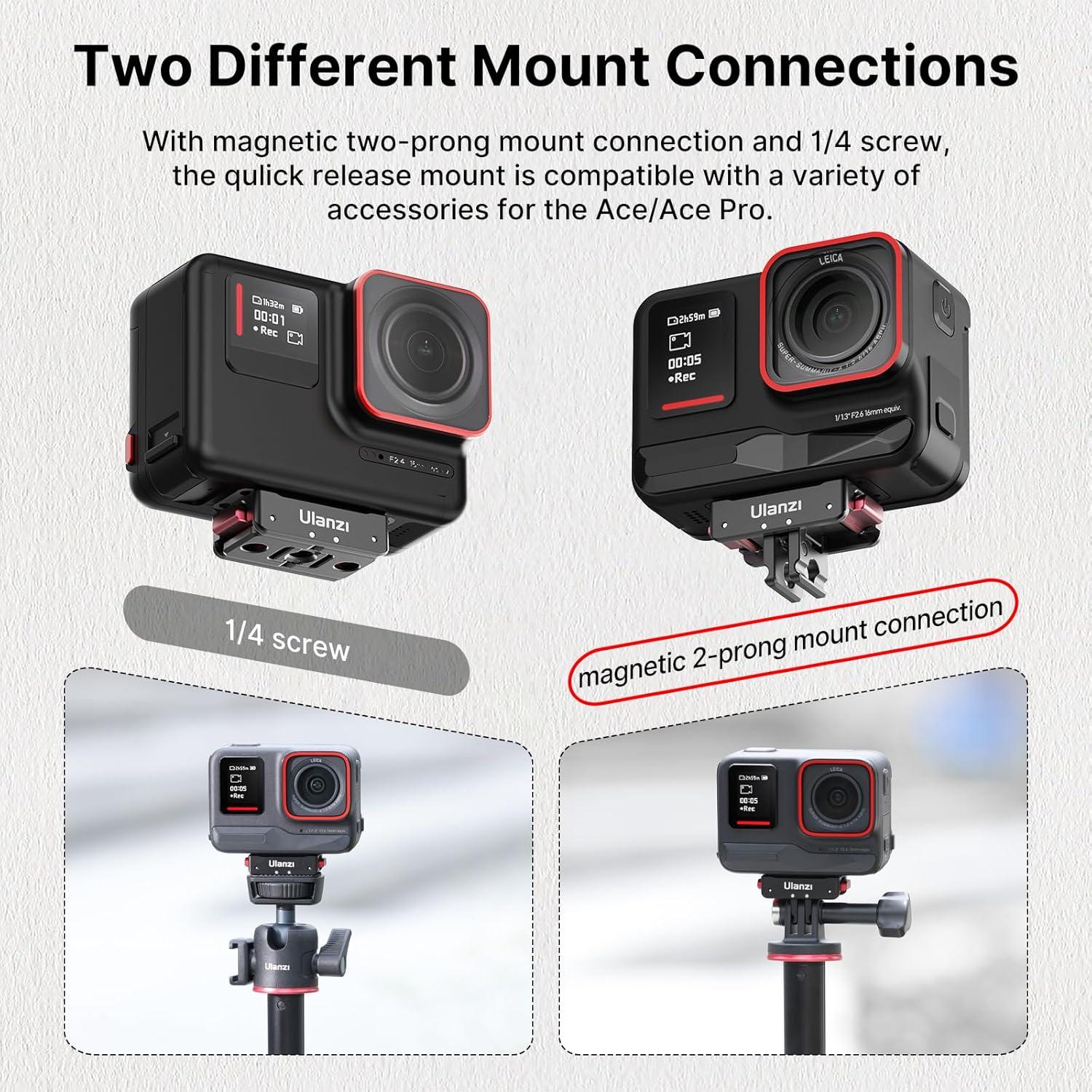 Soporte de liberación rápida Ulanzi para Insta360 X3/X4/ACE