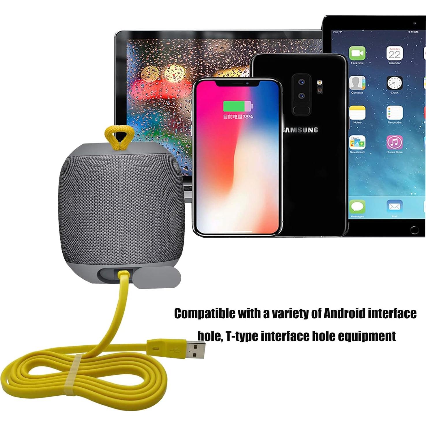 Cable de carga Micro USB 1m Tobysome para altavoces UE Boom